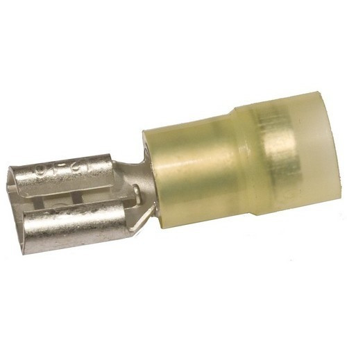 Morris Products 11934B Nylon Insulated Double Crimp Female Disconnects - 12-10 Wire, .032x.250 Tab
